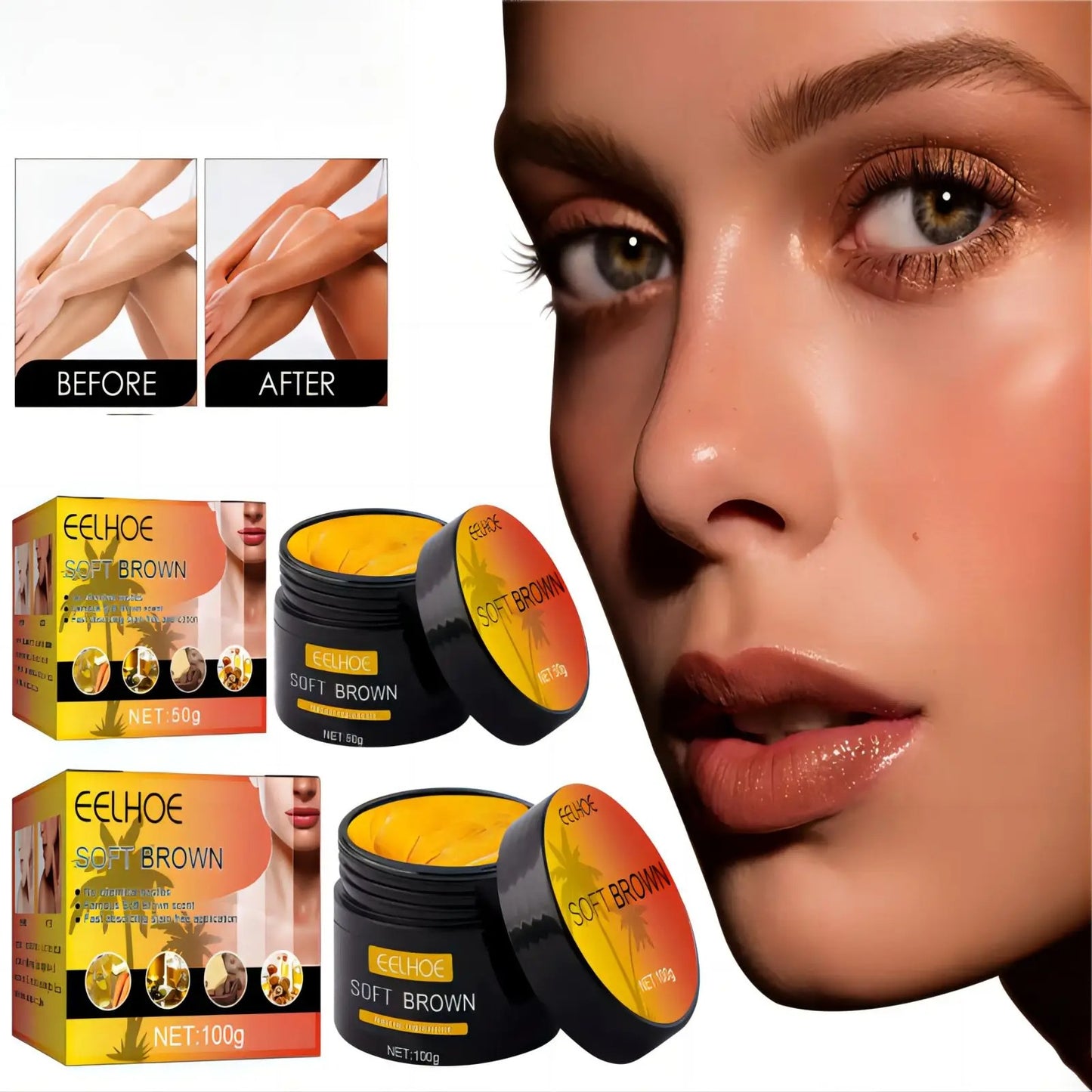 EELHOE Crema Abbronzante Naturale.