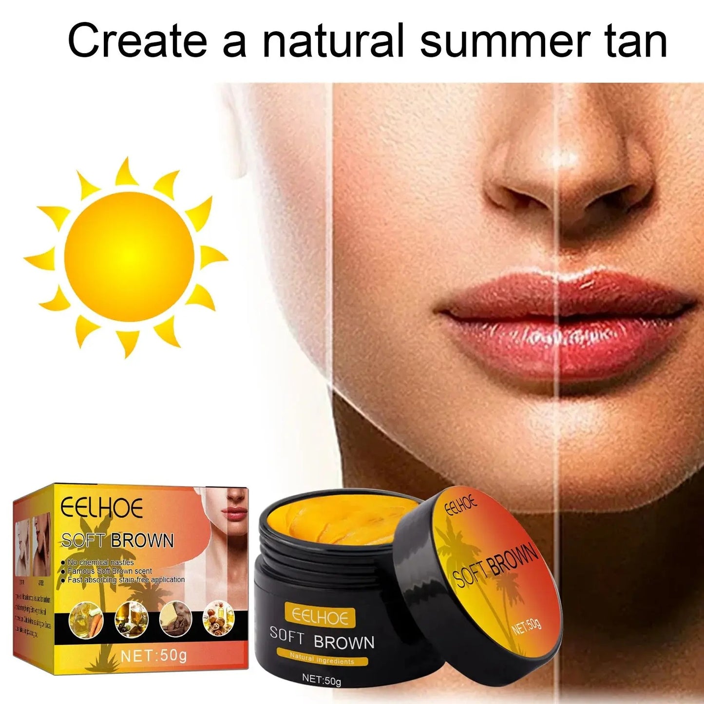 EELHOE Crema Abbronzante Naturale.
